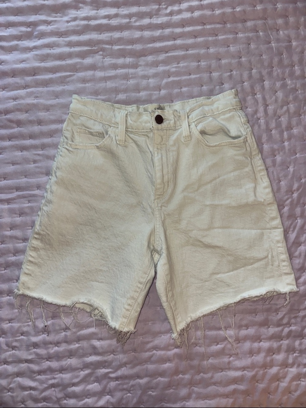 Universal Thread White Bermuda Denim Shorts